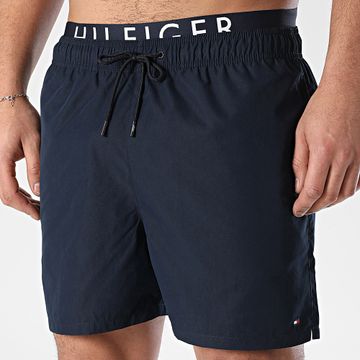 Tommy Hilfiger - Pantaloncini da bagno Medium Drawstring 3489 Blu Denim