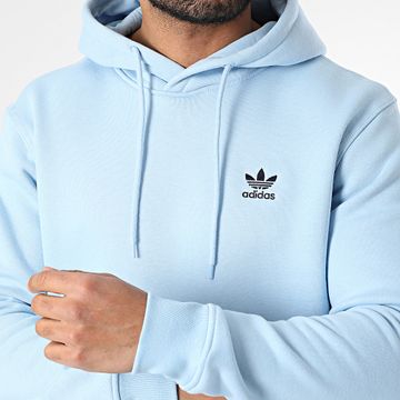 Adidas Originals - Felpa con cappuccio Essential JN0238 Azzurro