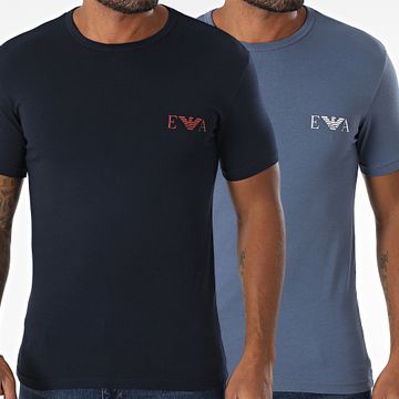 Emporio Armani - Set di 2 camicie blu navy grigio EM001849-AF10778