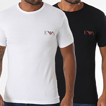 Emporio Armani - Set di 2 magliette EM001849-AF10778 Nero Bianco