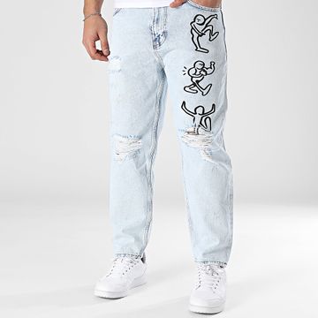 2Y Premium - Jeans slim con lavaggio blu