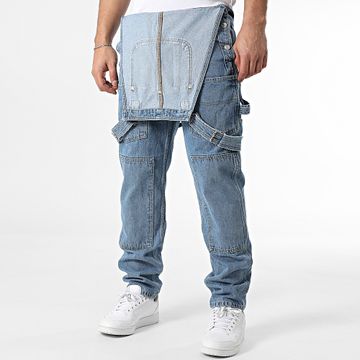 2Y Premium - Salopette di jeans blu