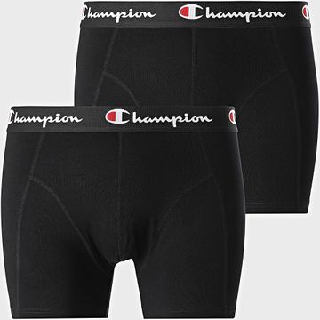 Champion - Set di 2 boxer neri U20001