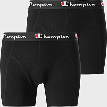Champion - Set di 2 boxer neri U20056
