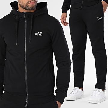 EA7 Emporio Armani - Tuta da ginnastica 8NPV62-PJVRZ Nero Bianco