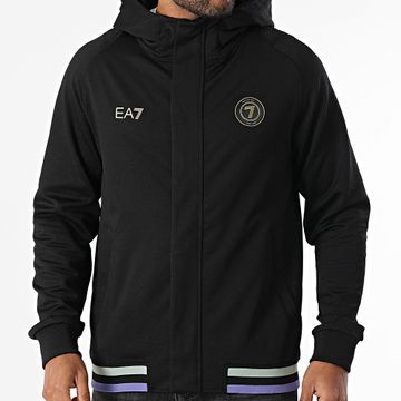 EA7 Emporio Armani - Giacca con cappuccio e zip 7M000259-AF13526 Nero