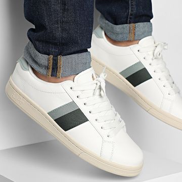 Fred Perry - B721 Pelle B9302 Scarpe da ginnastica bianco neve