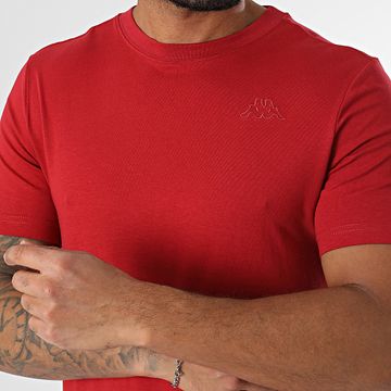 Kappa - Maglietta con logo Cafers 304J150 Rosso