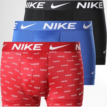 Nike - Dri-Fit Essential Micro Boxer Set di 3 PKE1156 Rosso Blu Reale Nero