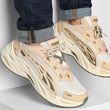 Puma - Scarpe da ginnastica Exotek 2.0 Tech 402941 Light Sand Alpine Snow Puma Olive