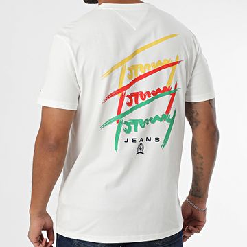 Tommy Jeans - Maglietta Twisted Signature 0771 Bianco