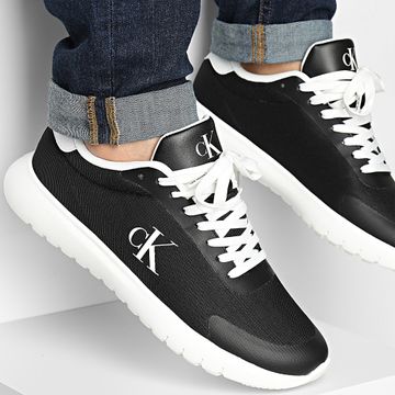 Calvin Klein - Cestini 3 Eva Runner Mesh 1264 Ck Nero Bianco Luminoso
