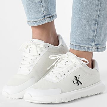 Calvin Klein - Donna 3 Eva Runner Mesh 1750 Triple Bright White Sneakers