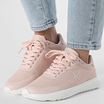Calvin Klein - Donna 3 Eva Runner Mesh 1750 Silver Peony Sneakers