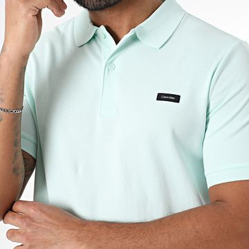 Calvin Klein - Polo Sleeve Slim Stretch Pique 1196 Verde chiaro