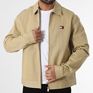 Tommy Jeans - Giacca con zip Reg Cotton 1377 Beige
