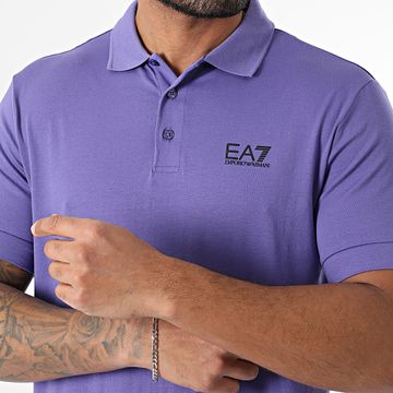EA7 Emporio Armani - Polo a maniche corte 8NPF14-PJVQZ Viola