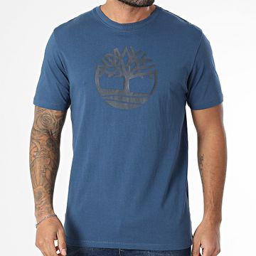Timberland - Maglietta con logo dell'albero A2C2R Blu marino