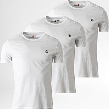 Timberland - Set di 3 camicie Dustan Slim A6GH1 Bianco