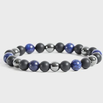 California Jewels - Bracciale nero blu navy