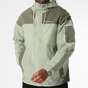 Columbia - Giacca a vento Challenger con cappuccio e zip 2071553 Verde