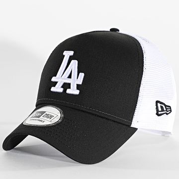New Era - Cappello Trucker Clean LA 11405498 Nero Bianco