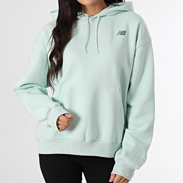 New Balance - Felpa con cappuccio da donna WT51947 Verde chiaro