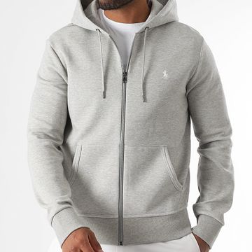Polo Ralph Lauren - Original Player - Felpa con cappuccio e zip - Grigio scuro