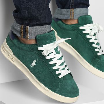 Polo Ralph Lauren - Scarpe da ginnastica Heritage Court II Verde Navy