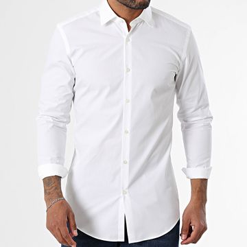 HUGO - Jenno Slim Camicia a maniche lunghe 50289499 Bianco