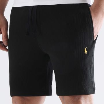 Polo Ralph Lauren - Pantaloncini Waffle Original Player Nero