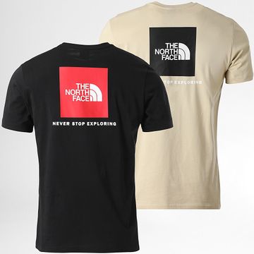 The North Face - Set di 2 magliette Redbox A87NP Beige Nero