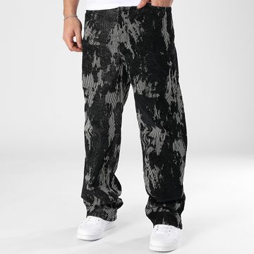Ikao - Jeans allentati nero-beige