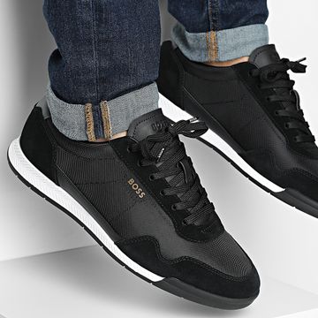 BOSS - Scarpe da ginnastica in titanio 50536524 Nero