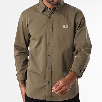 Calvin Klein - Camicia over J30J327585 Verde Khaki