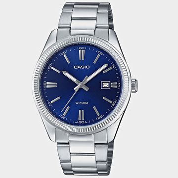 Casio - Orologio da polso MTP-1302PD-4AVEF Acciaio Blu Navy