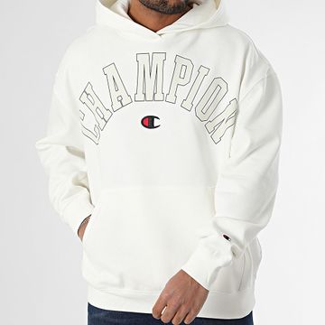 Champion - Felpa con cappuccio 221205 Beige chiaro