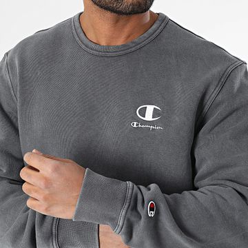 Champion - Felpa girocollo 221178 Grigio antracite
