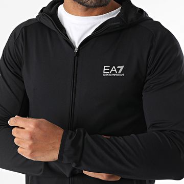 EA7 Emporio Armani - Giacca con cappuccio e zip 7M000047-AF13534 Nero