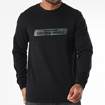 Mac Tyer Untouchable - Rainbow Reflex Sportswear Tee a maniche lunghe Nero Iridescente