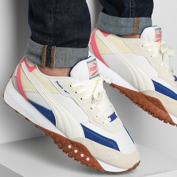 Puma - Cestini Blktop Rider Multicolor 395907 Warm White Vivid Blue
