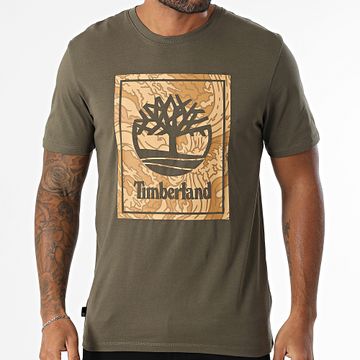 Timberland - Maglietta Camo A6DUD Verde Khaki