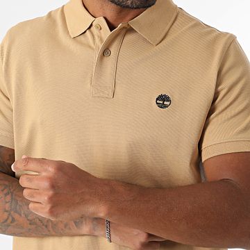 Timberland - Polo manica corta Piqué manica corta A6VDP Cammello