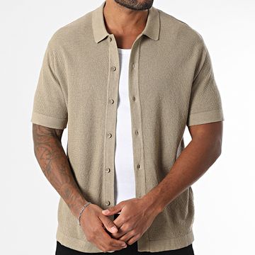 Jack And Jones - Camicia Emil a maniche corte Beige scuro