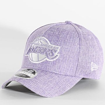 New Era - Cotone 9Forty LA Lakers Snapback Cap 60641043 Heather Viola