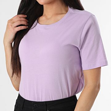 Only - Maglietta Rex viola da donna