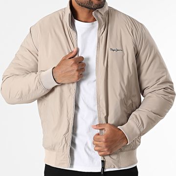 Pepe Jeans - Mustrel Giacca con zip PM403108 Beige