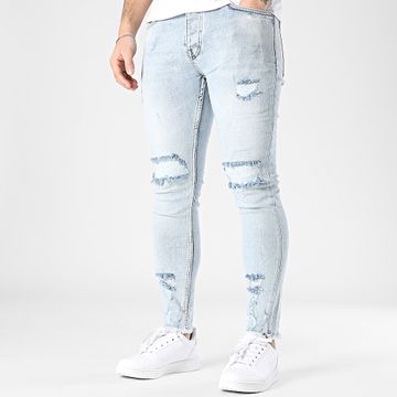 Classic Series - Jeans skinny con lavaggio blu