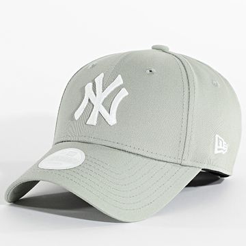 New Era - Cappellino da donna con logo metallico NY 60595489 Verde cachi chiaro