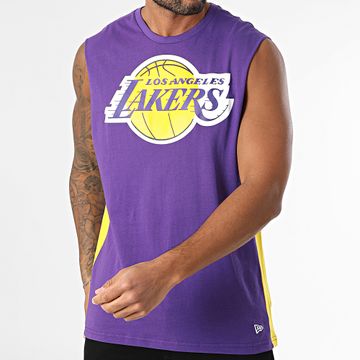 New Era - Canotta Los Angeles Lakers 60596406 Viola Giallo Bianco